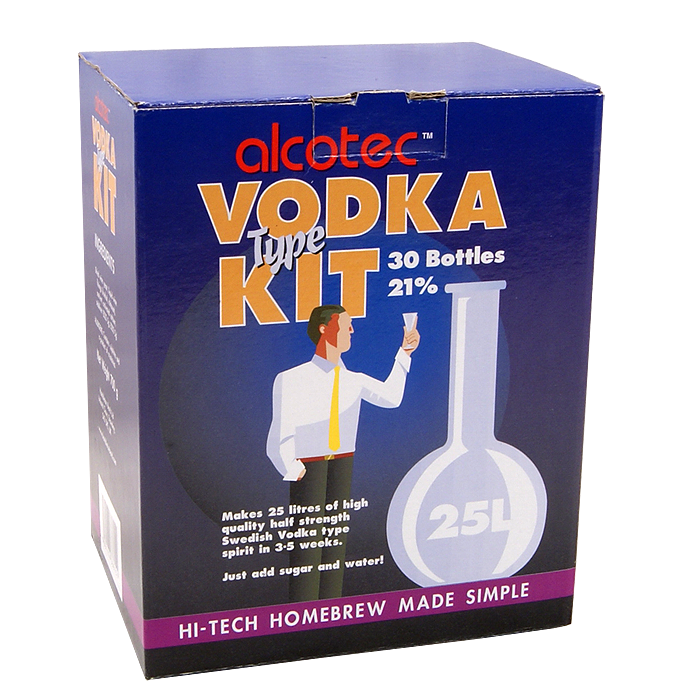 21% Strength Base Spirit Kit For 25 Litres Homebrew & Winemaking Alcotec Vodka 