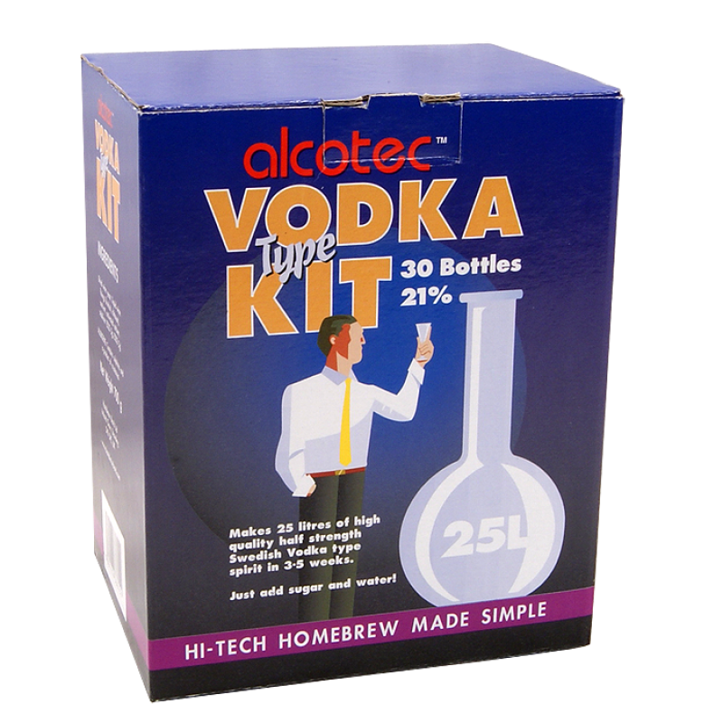 Alcotec Vodka / Base Spirit Kit For 25 Litres 21 Strength Balliihoo