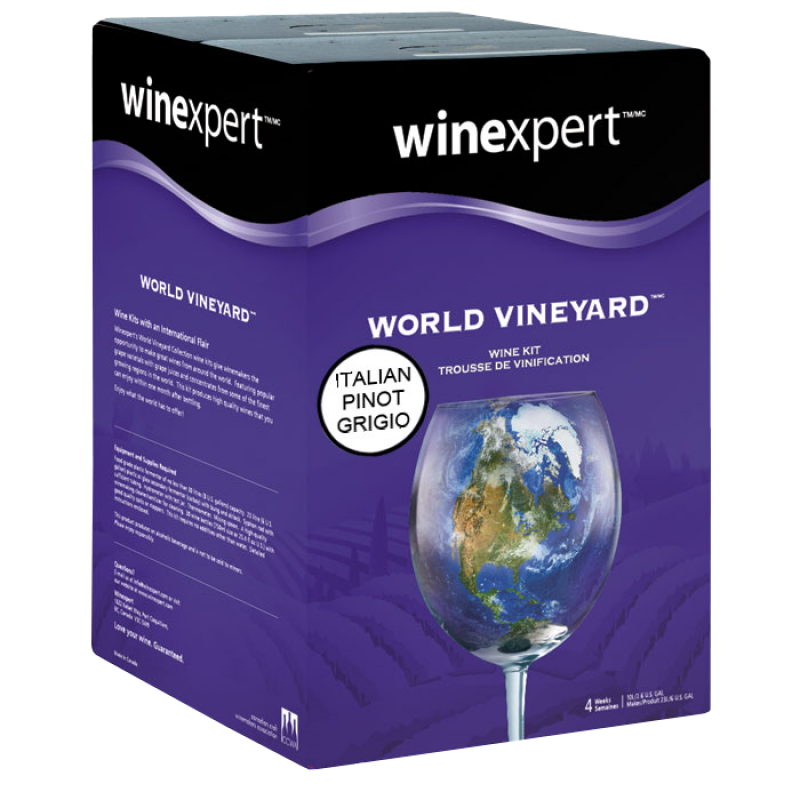 30 Bottle Solomon Grundy Platinum Homebrew Wine Ingredient Kit Pinot Grigio