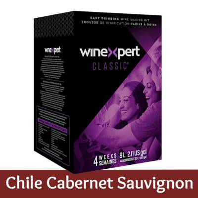 Winexpert Classic - Chilean Cabernet Sauvignon - 30 Bottle Red Wine Ingredient Kit