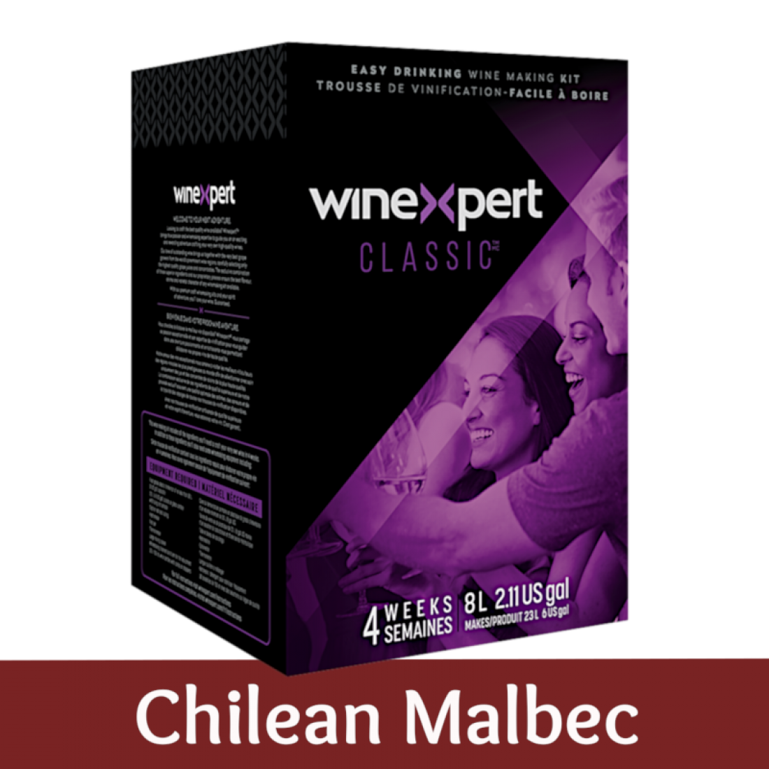 Winexpert Classic Chilean Malbec 30 Bottle Red Wine Ingredient Kit