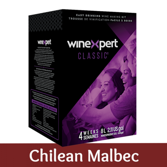 Winexpert Classic - Chilean Malbec - 30 Bottle Red Wine Ingredient Kit
