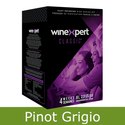 Winexpert Classic - Italian Pinot Grigio - 30 Bottle White Wine Ingredient Kit