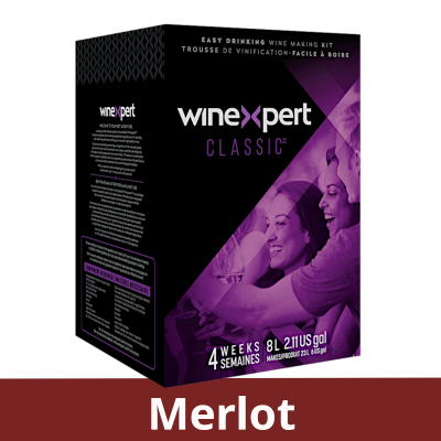 Winexpert Classic - Merlot - 30 Bottle Red Wine Ingredient Kit