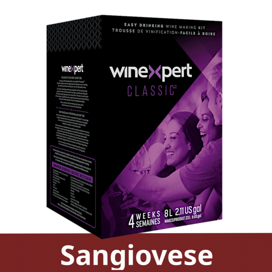 Winexpert Classic - Sangiovese - 30 Bottle Red Wine Ingredient Kit