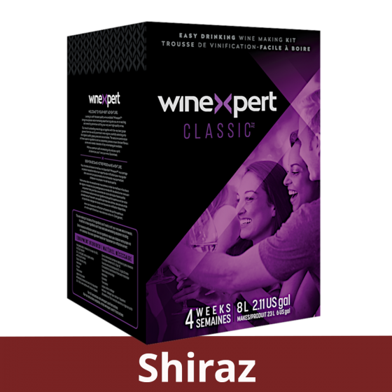 Winexpert Classic - Shiraz - 30 Bottle Red Wine Ingredient Kit