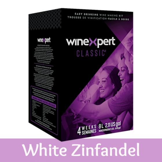 Winexpert Classic - California White Zinfandel - 30 Bottle Rose Wine Ingredient Kit