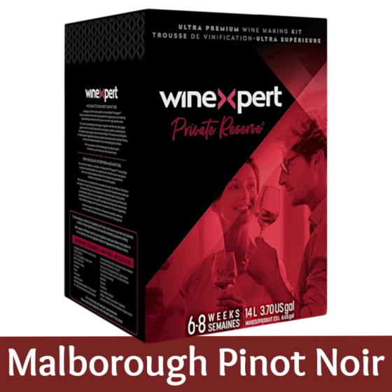 Winexpert Private Reserve - New Zealand Pinot Noir - 30 Bottle Red Wine Ingredient Kit