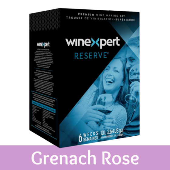 Winexpert Reserve - Australian Grenache Rose - 30 Bottle Blush Wine Ingredient Kit