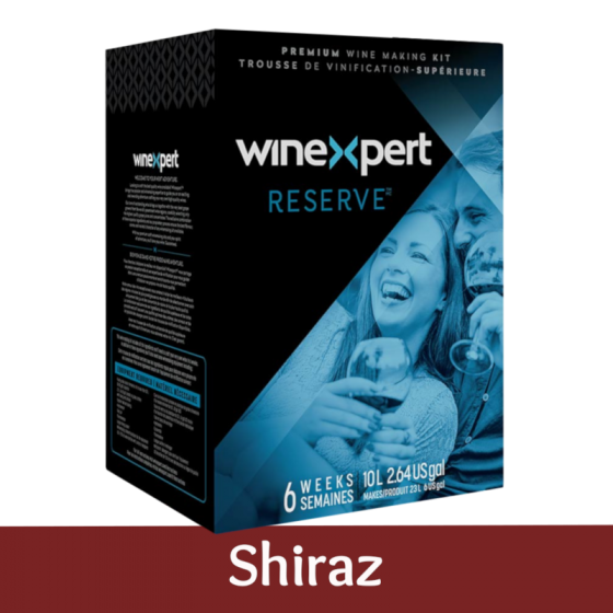 Winexpert Reserve - Australian Shiraz - 30 Bottle Red Wine Ingredient Kit
