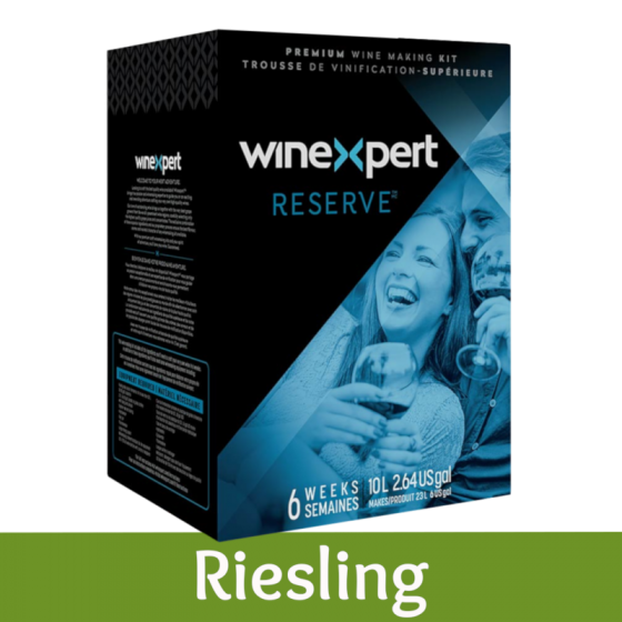 Winexpert Reserve - California Riesling - 30 Bottle White Wine Ingredient Kit - California Riesling