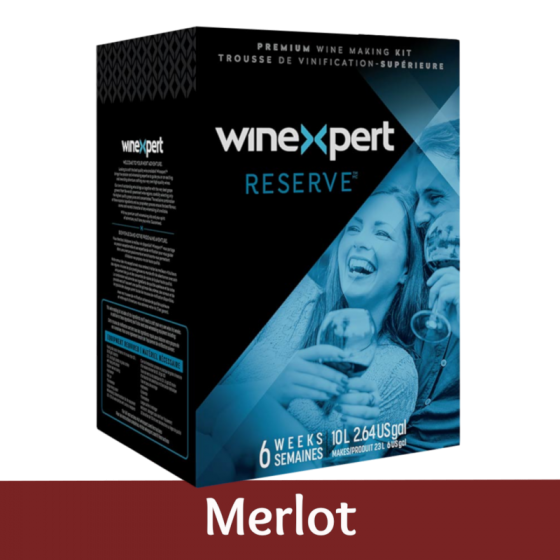 Winexpert Reserve - California Merlot - 30 Bottle Red Wine Ingredient Kit