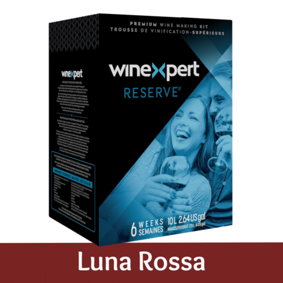 Winexpert Reserve - Italian Luna Rossa - 30 Bottle Red Wine Ingredient Kit