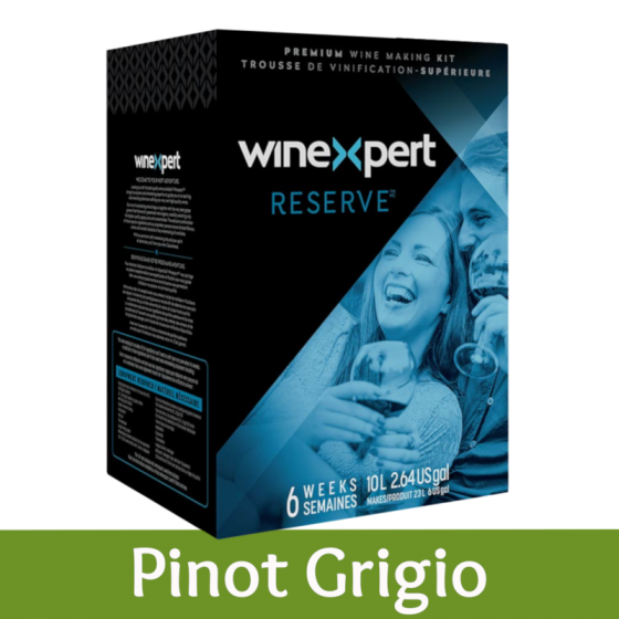 Winexpert Reserve - Italian Pinot Grigio - 30 Bottle White Wine Ingredient Kit
