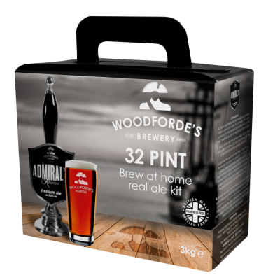 SPECIAL OFFER - Woodfordes Admirals Reserve - 32 Pint Beer Kit - Damaged Box