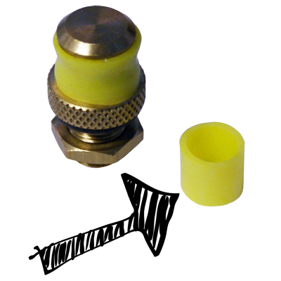 Yellow Rubber Seal For S30 Safety Valve - For Hambleton Bard Barrels