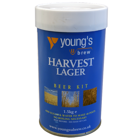 SPECIAL OFFER - Harvest Lager - 40 Pint Ingredient Kit - Dented Tin
