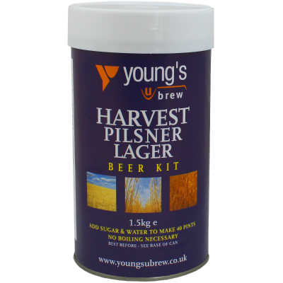 SPECIAL OFFER - Harvest Pilsner Lager - 40 Pint Ingredient Kit - Dented Tin