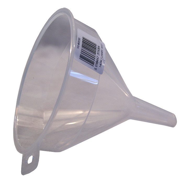 14cm Food Grade Plastic Funnel Ideal For Homebrew and Winemaking