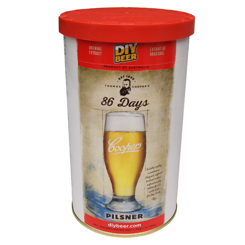 Coopers Pilsner 86 Day Lager 40 Pint Home Brew Beer Kit 9310441003685 eBay