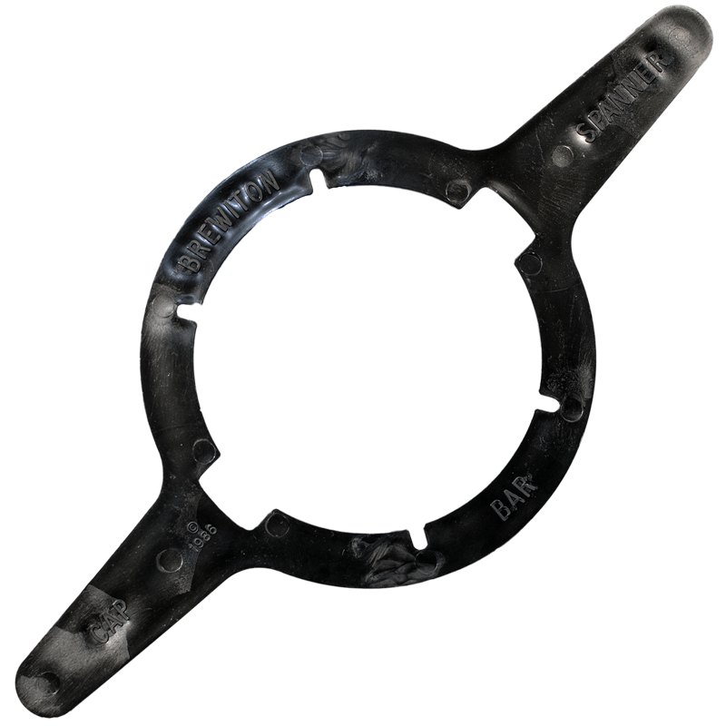 Plastic Cap Spanner For 4" Home Brew Barrel Caps Including King Kegs