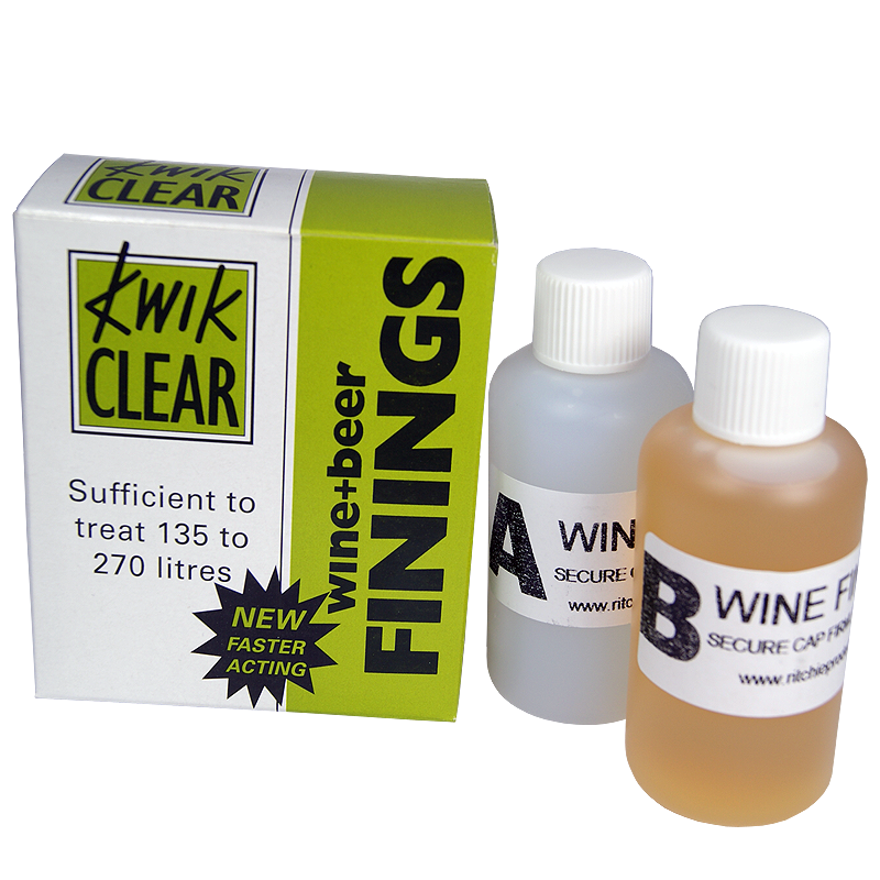 Kwik Clear Wine & Beer Finings (Treats Up To 270 Litres) For Home Made