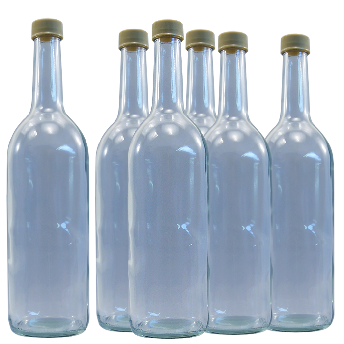Download 750ml Clear Glass Bottles With Screw Caps X 9 - Mineral ... Yellowimages Mockups