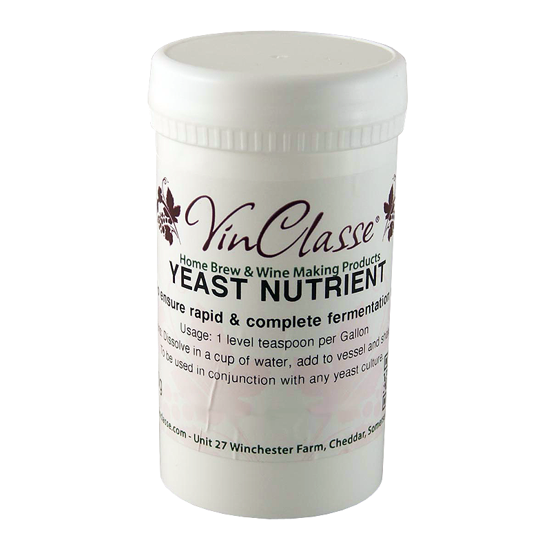 VinClasse Yeast Nutrient 100 g Tub For Home Brew & Wine Making